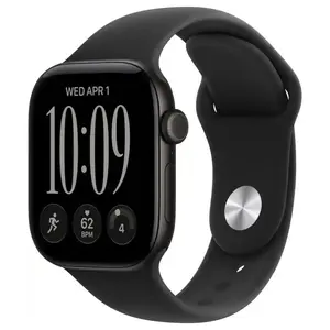 Apple Apple Watch Series 12 (GPS) 42mm, 64GB Storage, Water and Dust Resistant, Sand Sport Band, Dark Bronze Light Gold Black Space Gray