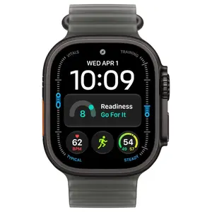 Apple Watch Ultra 4, GPS + Cellular, 49mm Titanium Case, 64GB Storage, Ocean Band, Natural Black