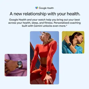 Google Pixel Watch 5, 41mm Domed Actua 360 Display, Comprehensive Health and Fitness Tracking, Up to 40 Hours Battery Life, Wi-Fi, Fog