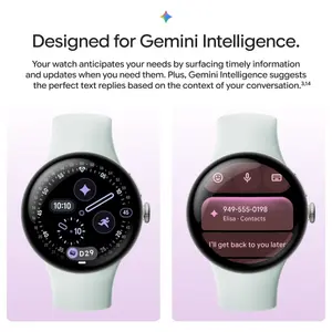 Google Pixel Watch 5, 41mm Domed Actua 360 Display, Comprehensive Health and Fitness Tracking, Up to 40 Hours Battery Life, Wi-Fi, Fog