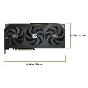 GIGABYTE Gaming Radeon RX 9070 GRE Graphics Card, 12GB GDDR6 192bit, PCI Express 5.0, WINDFORCE Cooling, RGB Lighting, Dual BIOS, GV-R907GREGAMING OC-12GD