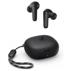 Anker Soundcore R50i True Wireless Earbuds, 10mm Drivers Big Bass, Bluetooth 5.3, Up to 30H Playtime, 2 Mics AI Clear Calls, 22 EQ Presets App Customization, Black