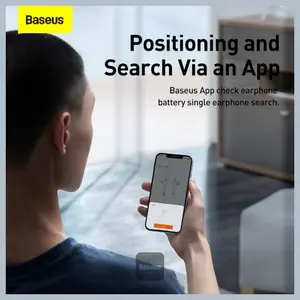 Baseus True Wireless Earphones Bowie, Bluetooth V5.0, 0.038s Low Latency Mode, ENC Calls With MEMS Microphones, Dual Device Switching, Type-C Flash Charge, Baseus Bowie E8 Black