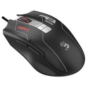 Bloody ES8 Esports Gaming Mouse, 6000 CPI, 7 Programmable Buttons, 1000 Hz Report Rate, 1 ms Key Response, Sports Black