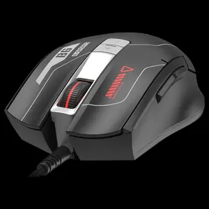 Bloody ES8 Esports Gaming Mouse, 6000 CPI, 7 Programmable Buttons, 1000 Hz Report Rate, 1 ms Key Response, Sports Black