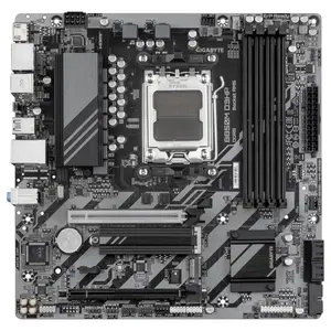 GIGABYTE B850M D3HP Motherboard, AMD Ryzen 9000 Series CPUs, 5+2+2 Phases Digital VRM, Up to 8200MHz DDR5 OC, PCIe 5.0 x16, 1xPCIe 5.0 and 1xPCIe 4.0 M.2, Socket AM5