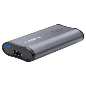 ADATA SE880 2TB USB 3.2 Gen 2x2 Type-C External Portable SSD, Up to 2000MB/c, Super Compact, Supports New Generation Game Consoles, Supports Multiple Operating Systems, Titanium