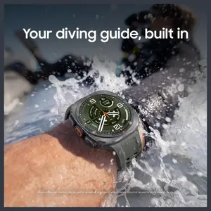 Samsung Galaxy Watch Ultra2 47mm Smartwatch, Rugged Design, AI Assistant, Advanced Sleep and Running Coach, Dive-Rated, Heart Rate Tracking, Titanium Gray