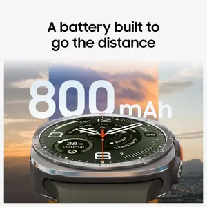 Samsung Galaxy Watch Ultra2 47mm Smartwatch, Rugged Design, AI Assistant, Advanced Sleep and Running Coach, Dive-Rated, Heart Rate Tracking, Titanium Gray