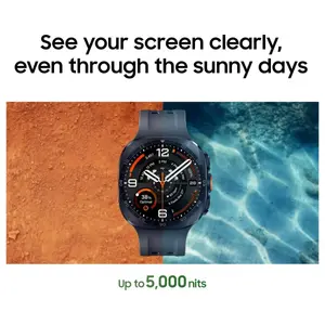 Samsung Galaxy Watch Ultra2 47mm Smartwatch, Rugged Design, AI Assistant, Advanced Sleep and Running Coach, Dive-Rated, Heart Rate Tracking, Titanium Gray