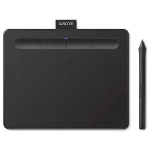 Wacom Intuos Small Pen Tablet, 4096 Pressure Levels, 4 ExpressKeys, 15.2 x 9.5cm Active Area, CTL-4100/K0-C, Black