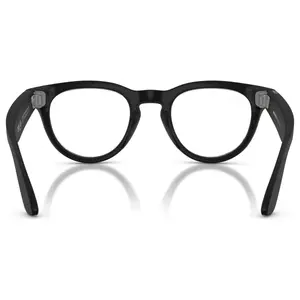 RayBan Meta Headliner Gen 2 Smart Glasses with Meta AI, Low Bridge Fit, 12MP Ultra-Wide Camera, 3K Ultra HD Video, 32GB Flash Storage, Open-Ear Audio, 50 Size, Matte Black
