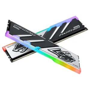 Apacer Panther DDR5 RGB 32GB (2x16GB) DDR5 5600 Desktop Memory Module, CL40, Intel XMP 3.0 and AMD EXPO Certified, Black and Gray, AH5U32G56C5229BAA-2