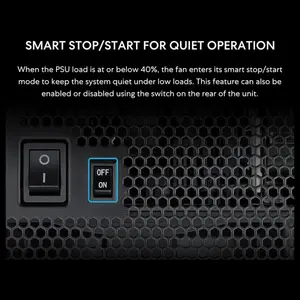 Lian Li SX Series Modular Power Supply, 1000W, 80 PLUS Platinum Efficiency, ATX 3.1 and PCIe 5.1 Compliant, Fully Modular Braided Cables, 120mm FDB Fan with Zero RPM Mode, Black SX1000P
