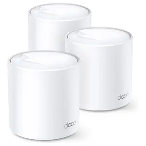 TP-Link Deco X60 AX3000 Whole Home Mesh Wi-Fi 6 System, Up to 3,000Mbps, 2,402Mbps 5GHz and 574Mbps 2.4GHz (3-Pack)