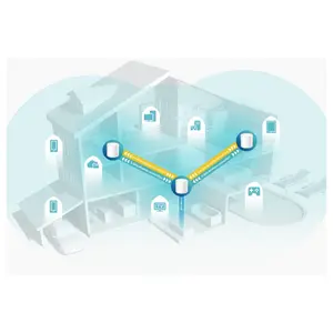 TP-Link Deco X60 AX3000 Whole Home Mesh Wi-Fi 6 System, Up to 3,000Mbps, 2,402Mbps 5GHz and 574Mbps 2.4GHz (3-Pack)