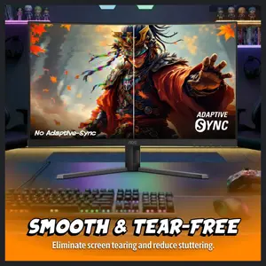 AOC C32G42ZE Curved Gaming Monitor, 31.5" FHD 1920x1080, 240Hz Native to 260Hz Overclocked, VA, 0.3ms, Adaptive-Sync, AMD FreeSync Premium, DP 1.4 and HDMI 2.0
