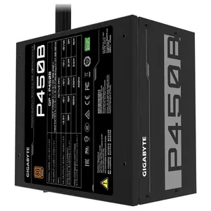 GIGABYTE P450B ATX Power Supply, 450W, 80 Plus Bronze, 120mm Hydraulic Bearing Fan, Single +12V Rail