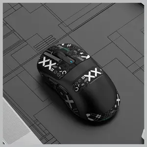 ATTACK SHARK X3 PRO Gaming Mouse, 4K Wired and 8K Wireless, 59g Super Light, PixArt PAW3395 Sensor, BT and 2.4G Wireless and Wired, 6 Adjustable DPI up to 26000, 200 Hours Battery, White