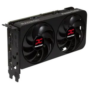 PowerColor Reaper Radeon RX 9060 XT Video Card, 16GB 128-Bit GDDR6, Boost Clock 3230MHz, PCI Express 5.0 x16, HDMI 2.1b and 2x DisplayPort 2.1a, RX9060XT 16G-A
