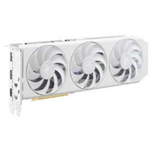 PowerColor Radeon RX 9060 XT Hellhound Graphics Card, 16GB 20000MHz GDDR6, Boost Clock 3311MHz, 2048 Stream Processors, PCIe 5.0, Spectral White