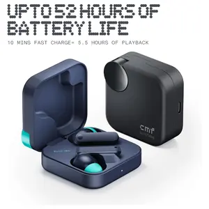 CMF BY NOTHING Buds Neo True Wireless Earbuds, 52H Playtime, 35dB Active Noise Cancelling, Bluetooth 6.0, 12.4mm Dynamic Driver, Black