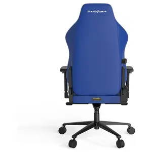 DXRacer Craft Pro Plus Craft Series Classic Gaming Chair, Extra Wide And Thick Seat Cushion, 4D Adjustable Armrests, Built-In Lumbar Support, Memory Foam Headrest, Indigo, CRA-PR001-I-H1