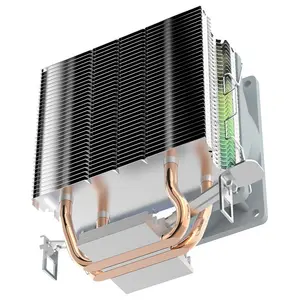DarkFlash ICE200 Pro Tower CPU Air Cooler, 2 Heat Pipes, 90mm Fan Up to 1800RPM, 42CFM, 21.05dBA, ICE200PRO White
