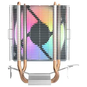 DarkFlash ICE200 Pro Tower CPU Air Cooler, 2 Heat Pipes, 90mm Fan Up to 1800RPM, 42CFM, 21.05dBA, ICE200PRO White
