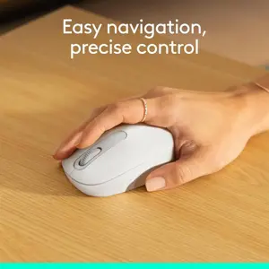 Logitech M196 Bluetooth Wireless Mouse | Compact Portable | White