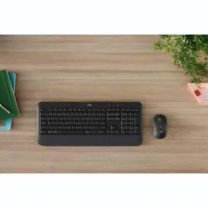 Logitech Signature MK650 Wireless Keyboard and Mouse Combo, Graphite, English QWERTY, 920-011004