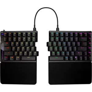 Asus Rog Falcata 75% Split Wireless Gaming Keyboard, ROG HFX V2 Magnetic Switches, PBT, Rapid Trigger, Tri-Mode Connectivity