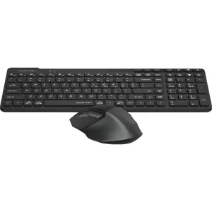 A4Tech FB2800C Air2 Desktop Set, Bluetooth And 2.4GHz, Quiet Key Keyboard, 8 Smart Hotkeys, Black