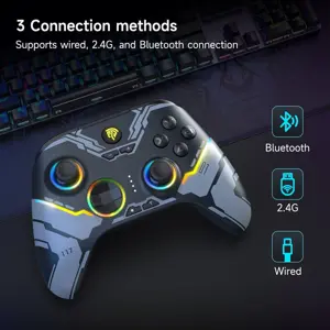EasySMX X15 RGB Controller, Hall Trigger, Hall Joystick, 1000mAh Battery, Multiplatform, Wukong Limited Edition