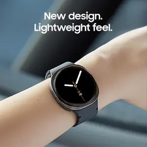Samsung Galaxy Watch 8 2025 40mm Bluetooth Smartwatch, Cushion Design, Fitness Tracker, Sleep Coaching, Running Coach, Energy Score, Heart Rate Tracking, Silver