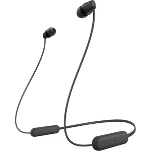 Sony WI-C100 Wireless In-Ear Bluetooth Headphones with Built-in Microphone | Black