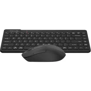 A4Tech FG2200 Air2 Wireless Combo Desktop, 2.4GHz, 1000DPI, Compact Design, Anti-Slippery Design, Black