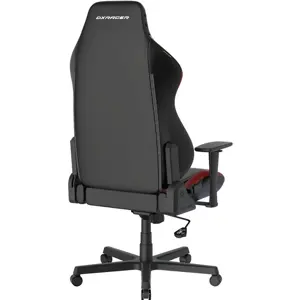 DXRacer Drifting Series Gaming Chair, Racing Style, Cooling Gel Headrest, Lumbar Pillow, 3D Armrests, 90-135 Degree Recline, EPU Leatherette, Black Red, Regular / L