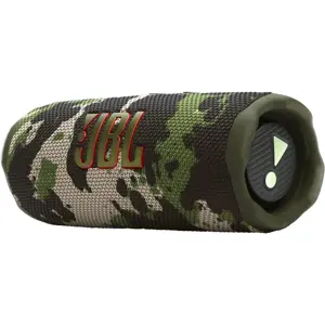 JBL Flip 7 Portable Bluetooth Speaker Squad JBLFLIP7SQUAD, AI Sound Boost, 25W Woofer, 10W Tweeter, Up To 16 Hours Playtime, Auracast Multi-Speaker