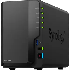 Synology DiskStation DS225+ 2-Bay NAS, Diskless