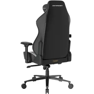 Dxracer CRAFT Series Cloud Comfort Gaming Chair, CloudSense Layered Sponge, Zero-Pressure Headrest, 2D Lumbar Support, 4D Armrests, 15° Rocking, Black White, Plus/XL - Free Shipping