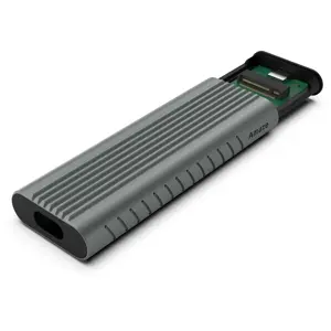 Amaze A225 Prime Edition M.2 NVMe + NGFF SSD Enclosure 10Gbps, Aluminum Alloy, Tool-Free