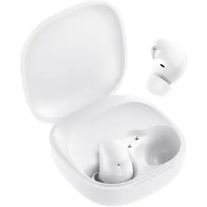 Xiaomi Redmi Buds 6 Play Wireless Earbuds, 10mm Dynamic Driver, AI Noise Reduction, Up To 36-Hour Battery Life, Bluetooth 5.4, Touch Control, White