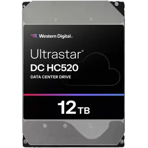 Western Digital Ultrastar DC HC520 12TB SATA HDD, 7200 RPM, SATA 6Gb/s, 256MB Cache, 3.5