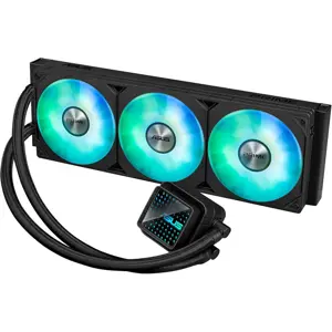 ASUS Prime LC 360 ARGB LCD All-in-One CPU Liquid Cooler, 2.3" full-color LCD display