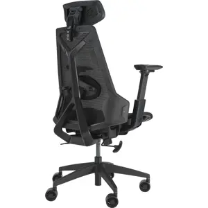 Asus ROG Destrier Core Gaming Chair, Futuristic Cyborg Design, Adjustable Seat, 360 Degree Armrests, Mobile Gaming Arm Support, Polyamide Nylon Mesh