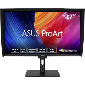 ASUS ProArt Display PA27UCGE Professional Monitor, 27-inch 4K, IPS, 160Hz, 98% DCI-P3, Delta E<1, USB-C PD 96W