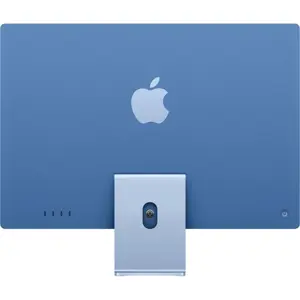 Apple 24" iMac With M4 Chip All-in-One Desktop, M4 10-Core CPU, 16GB Unified RAM, 512GB SSD, 24" 4480 x 2520 Retina Display, Blue, Silver MWUV3 MWV33