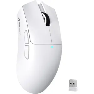 ATTACK SHARK X11SE Wireless Gaming Mouse, PixArt PAW3311 Sensor, Tri-Mode BT/2.4G/Wired, 59g Ultra-Light, 65 Hours Battery, White
