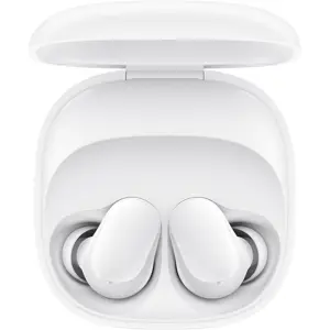 Xiaomi Redmi Buds 6 Play Wireless Earbuds, 10mm Dynamic Driver, AI Noise Reduction, Up To 36-Hour Battery Life, Bluetooth 5.4, Touch Control, White